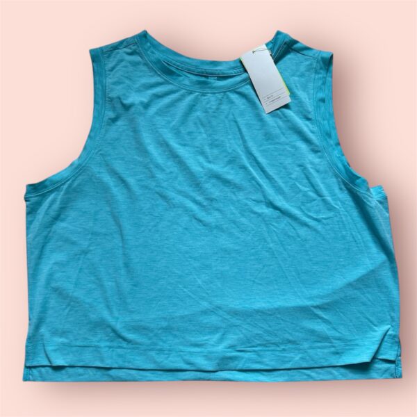 Playera sin mangas deportiva celeste  - Talla XXL- All in motion