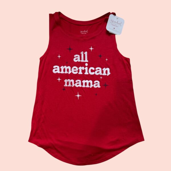 Blusa deportiva sin mangas color rojo - Talla S- Isabel Maternity